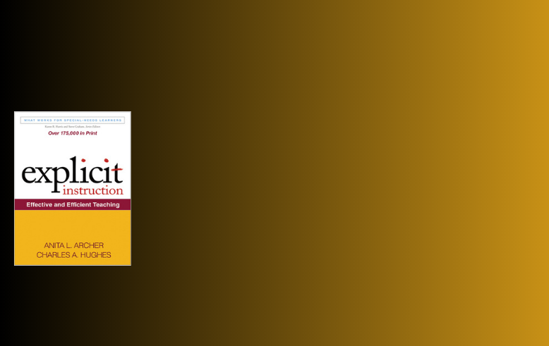 Book Cover of Explicit instruction