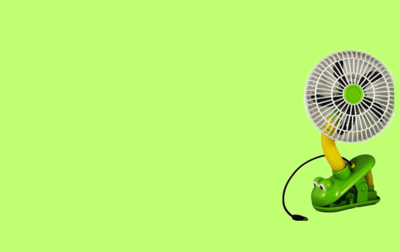 Image of a switch adapted clip on fan